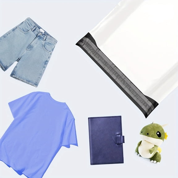 8*12in White Shipping Bags - Self-Sealing Waterproof, Small Business E-Commerce Mailing Bags