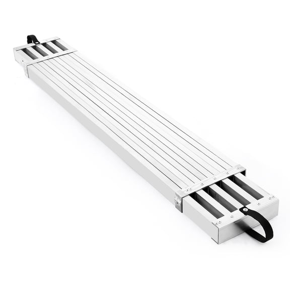 8-13 Ft Telescoping Plank, Aluminum Work Plank, 440Lbs Capacity Extension Boards, Aluminum Scaffolding Plank with Skid-Proof Platform Scaffold Ladder Accessory
