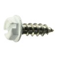 thumbnail image 1 of #8-14 x 1/2" White Painted 18-8 Stainless Steel Hex Washer Head Sheet Metal Screws SMSHSS-323, 1 of 1