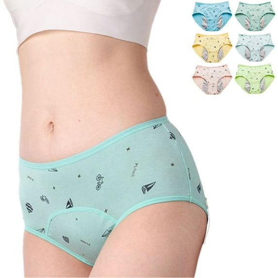 8-14T Teens Girls Cotton Underwear Hipster Briefs Undies Period Panties for Teenager Big Girls Pack of 4
