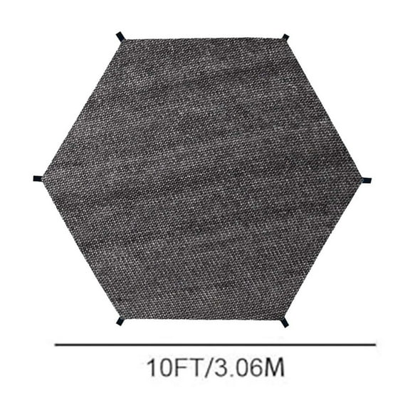 8-14ft Trampoline Sun Shade Cover, UV-Protection Trampoline Accessory for Backyard Playground