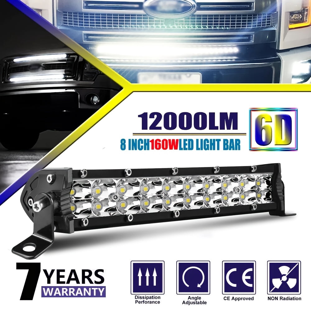 8/15/22 Inch Ultra-thin LED Double Row Strip Light, Ultra Bright LED ...