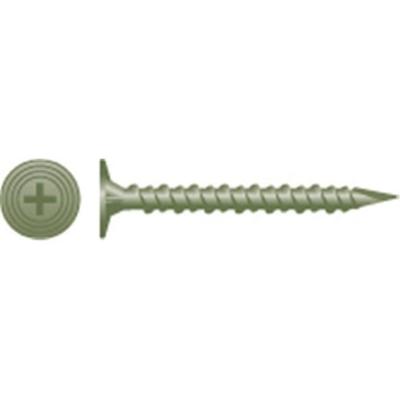 8-15 x 1.62 in. Phillips Wafer Head Screw with Nibs Ruspert Coated Box of 4 000