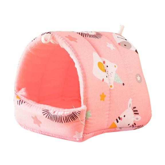 8~15cm Comfortable Hamster House Small Animal Sleeping Bed Soft Guinea Pig Nest Warm Mat Mini Cage For Rabbit Squirrel Mat