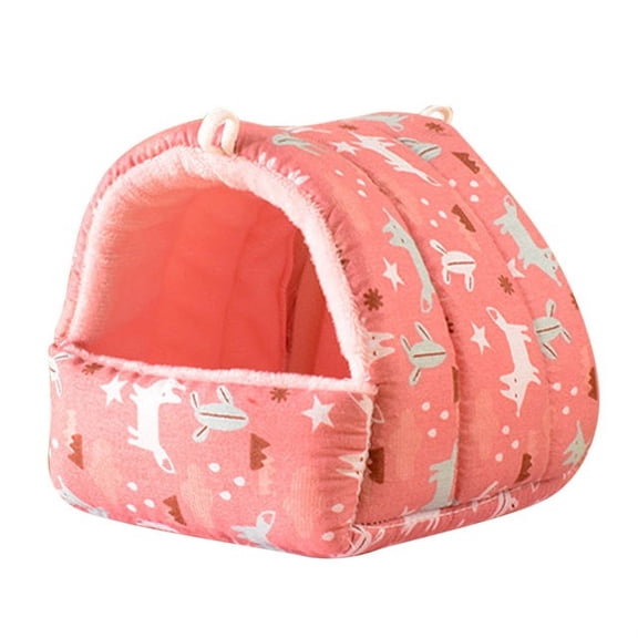 8~15cm Comfortable Hamster House Small Animal Sleeping Bed Soft Guinea Pig Nest Warm Mat Mini Cage For Rabbit Squirrel Mat