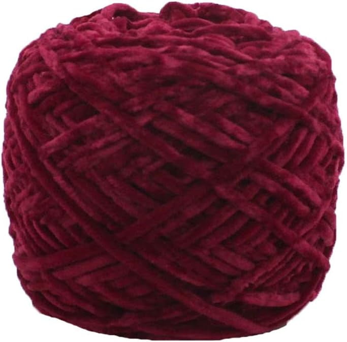 8/16/24/32 oz Fluffy Velvet Chenille Yarn DIY Crocheting Knitting ...