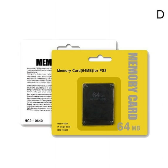 8/16/32/64/128/256MB Memory Card for PlayStation 2 - Flash Memory Card with Enhanced Storage and Faster Access Rates, Compatible for PlayStation 2 Console Only