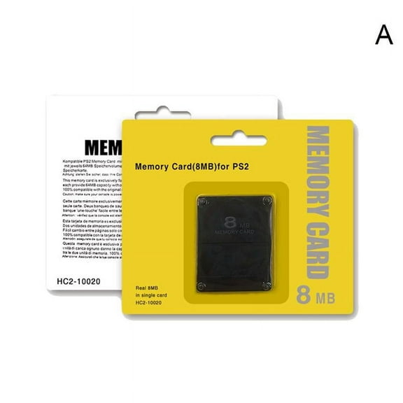 8/16/32/64/128/256MB Memory Card for PlayStation 2 - Flash Memory Card with Enhanced Storage and Faster Access Rates, Compatible for PlayStation 2 Console Only