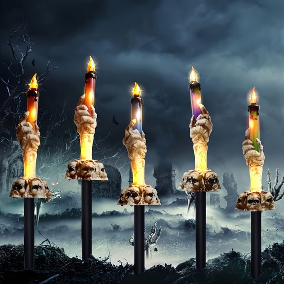 8/16 Solar Candy Cane Lights | 96 LED Bulbs with 8 Lighting Modes | Red & White Striped Outdoor Christmas Decor for Lawns, Gardens & Trees