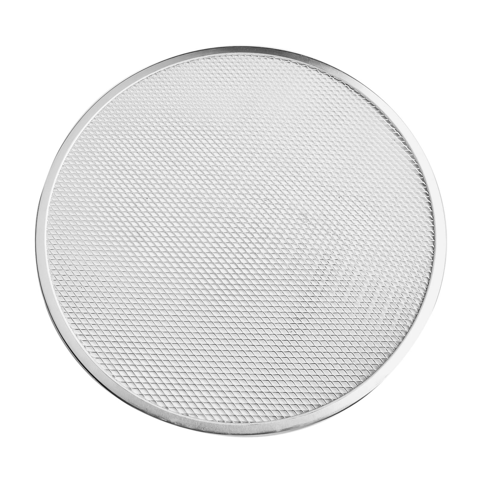 Emiif 8-16 pollici addensato in alluminio Pizza Mesh Piastra Pizza Piastra Rete Teglia da forno Pizza Net Piatto Pizza Teglie per Pizza Teglia e Accessori