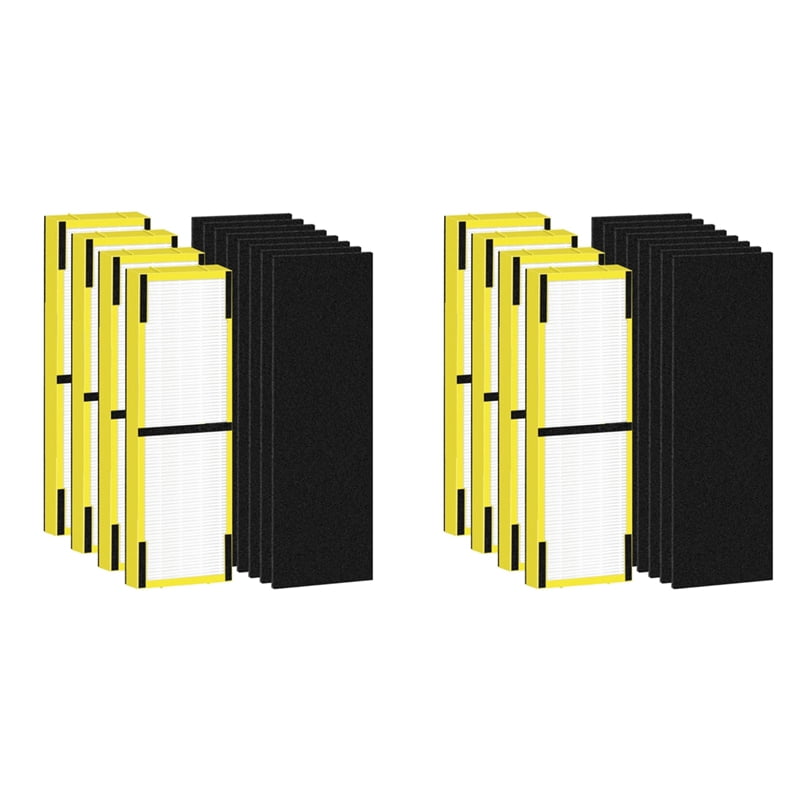 8+16PCS FLT4825 HEPA Filter B Replacement Compatible for G-Guardian Air Purifiers AC4825/4825E/4825W/4300/4800/4900/4850