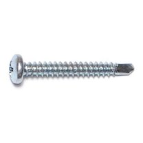 #8-18 x 1-1/4" Zinc Plated Steel Phillips Pan Head Self-Drilling Screws SDSPS-071