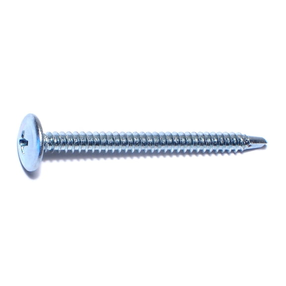 #8-18 x 2" Zinc Plated Steel Modified Phillips Truss Head Self-Drilling Screws SSMTS-071