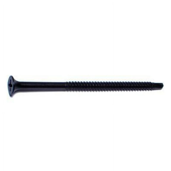 #8-18 x 3" Black Phosphate Steel Phillips Bugle Head Self-Drilling Screws SSBS-048