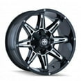 thumbnail image 1 of 8-180 PCD Rampage Black Milled Spokes Wheel, 1 of 1