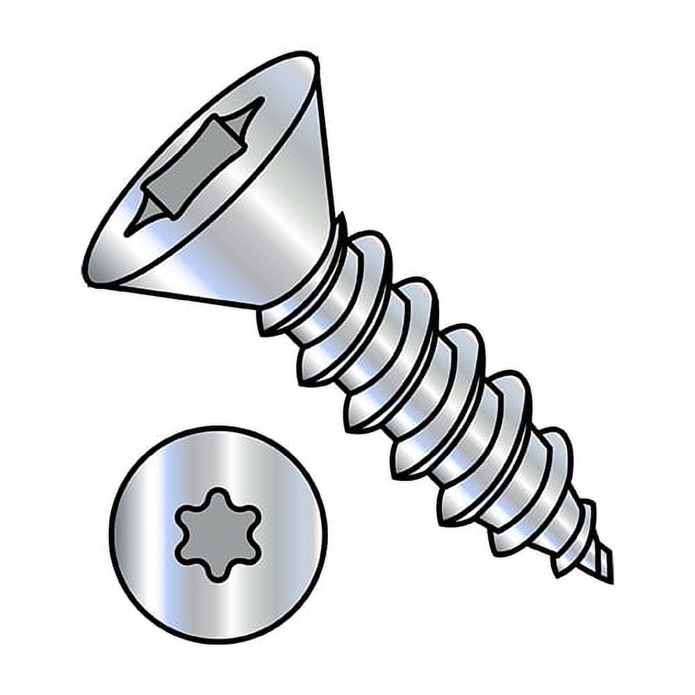 8-18x1-2-6-lobe-flat-self-tapping-screw-type-a-b-fully-threaded-zinc