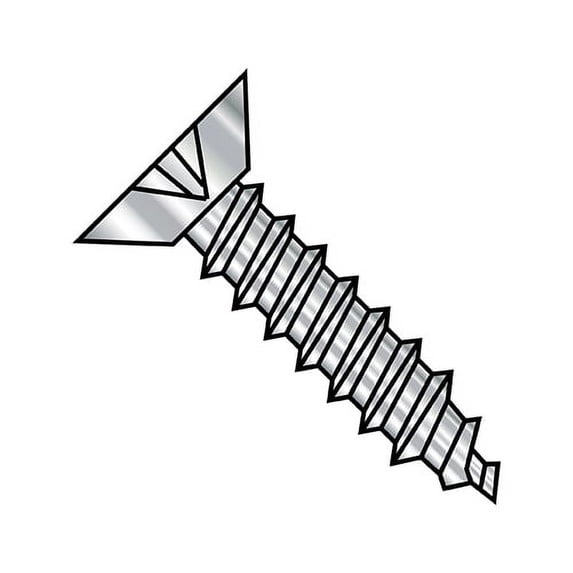 8-18X1/2 Phillips Flat Undercut Self Tapping Screw Type A B Fully Threaded 18-8 Stainless (Pack Qty 5,000) BC-0808ABPU188