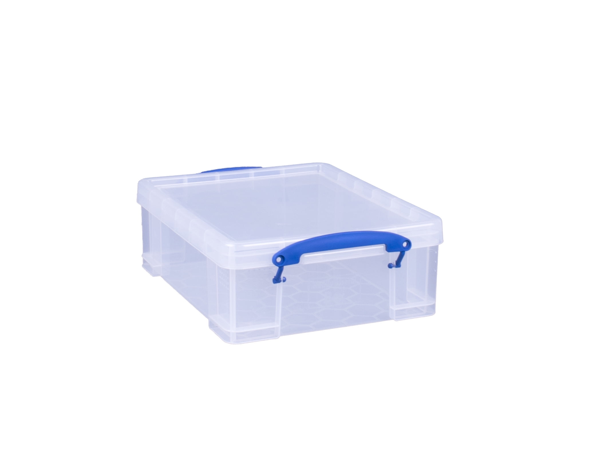 Clear Polypropylene Stackable Storage Box with Locking Lid