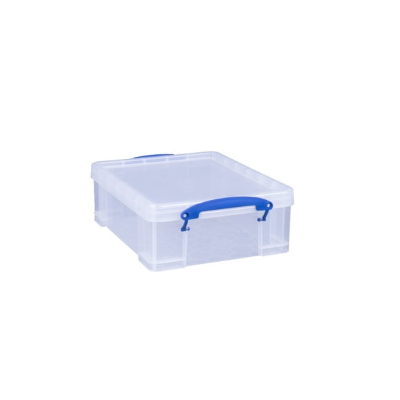 Open Box 8.1L Plastic Storage Container w/Snap Lid & Clip Lock Handle