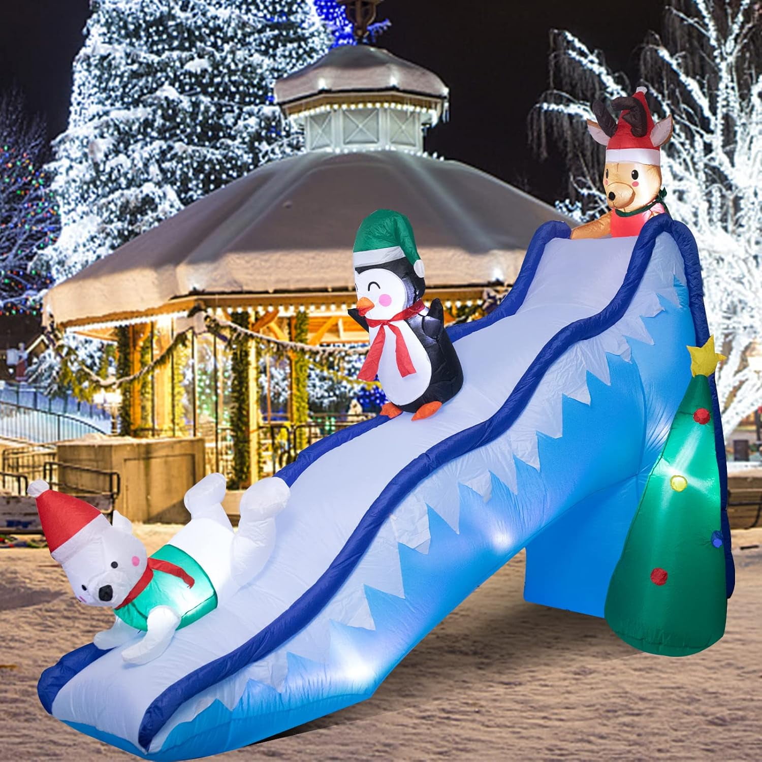8.2 FT Tall Inflatable Christmas Decorations - Christmas Inflatables ...