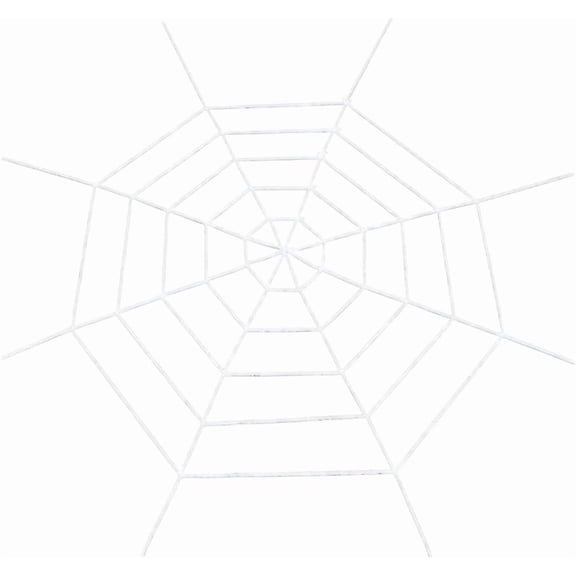 8.2 Feets White Spiderweb Backdrop Spider Web Party Decor Cotton Giant Gothic Prop String Scary Haunted House Decorations for Party Favor Wall Window DIY Hanging White