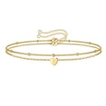 thumbnail image 1 of 8.2 Inch Initial Bracelets for Women Letter A-Z Initial Bracelet - Heart Initial Bracelets for Women Letter Initial Heart Bracelets - For Daily Styling & Gift, 1 of 4