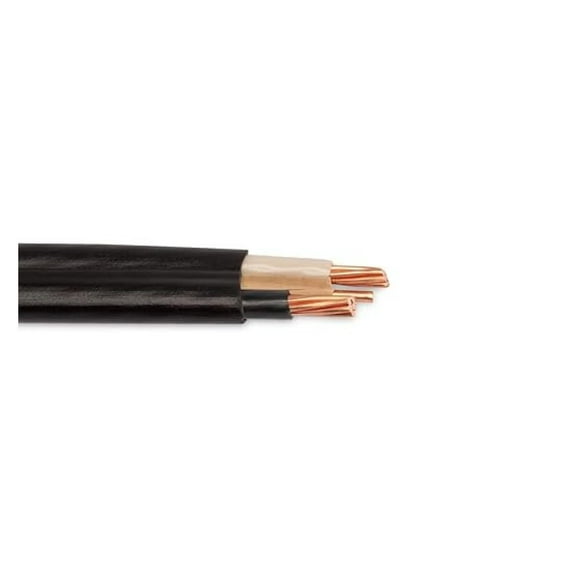 8/2 NM-B, Non-Metallic, Sheathed Cable, Residential Indoor Wire, Used for Wiring Swiches, Outlets and Other Loads with Dry Applications (30Ft Cut)