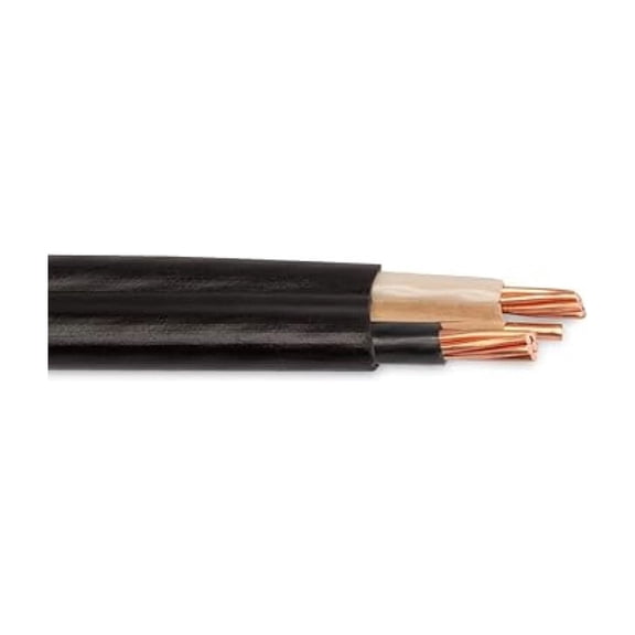 8/2 NM-B, Non-Metallic, Sheathed Cable, Residential Indoor Wire, Used for Wiring Swiches, Outlets and Other Loads with Dry Applications (30Ft Cut)