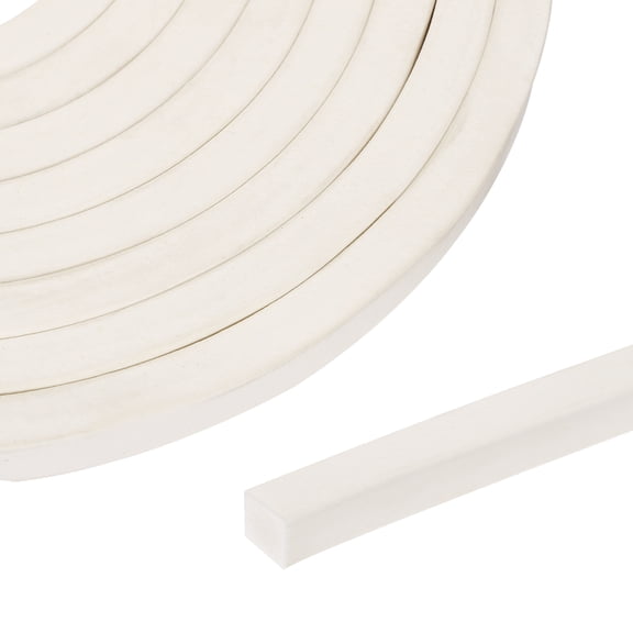 8.2 ft Foam Backer Rod, 0.16" x 0.16" Square Solid Joint Filler, Foam Seal Strip for Caulk Saver, Rope Caulk Cement Crack Filler, White