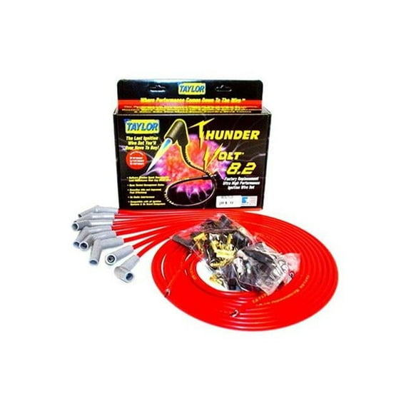 8.2 mm Thundervolt Performance Ignition Wire Set - Red