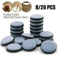 thumbnail image 1 of 8/20X Furniture Sliders Feet Glider For Carpet Movers Heavy Duty Shifter Removal, 1 of 8