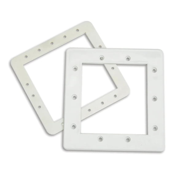 Swim Central Hydrotools Swimming Pool Skimmer Face Plate and Butterfly Gasket - 8.25" - White