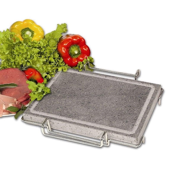 8.25 in. x 11.4 ft. Rectangular Lava Rock Plate with Stand - Walmart.com