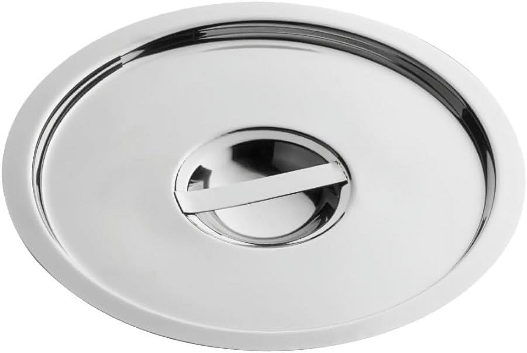 8.25 qt. Stainless Steel Bain Marie Cover Food Warmer Cover Perfect for