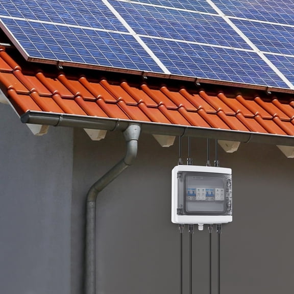 8.26*3.93*8.26 Powerful Functions Wall-mounted Combiner Box Circuit Breaker for Solar Panels