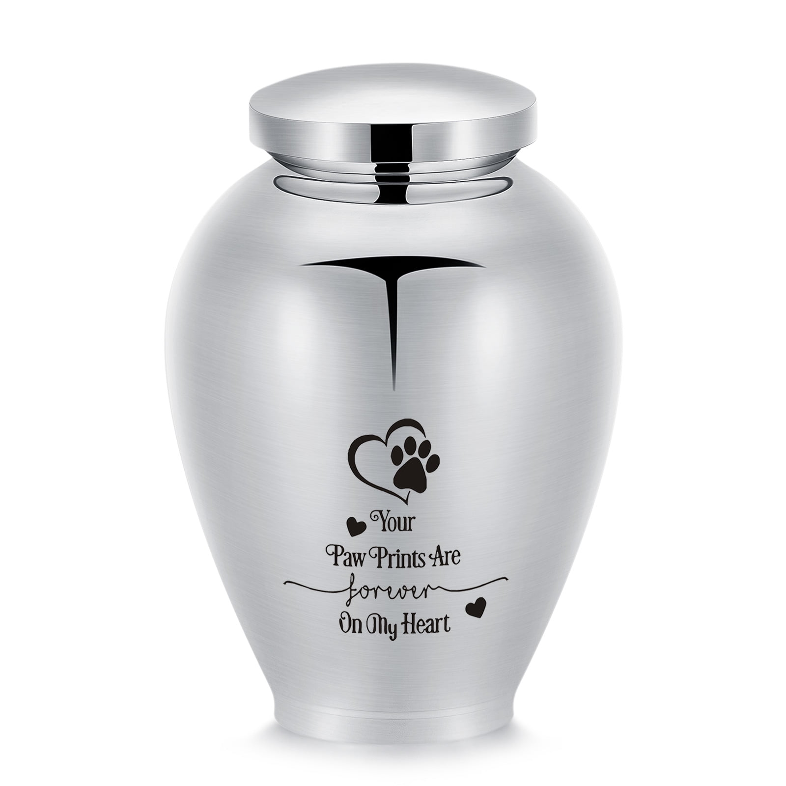 8.26 Inches Paw Print Keepsake Urns for Dog / Cat Memorial Cremation Urns for Pet Ashes - Decorative Urns, Urns for Human Ashes , Urns for Ashes Cremation Urn for Ashes