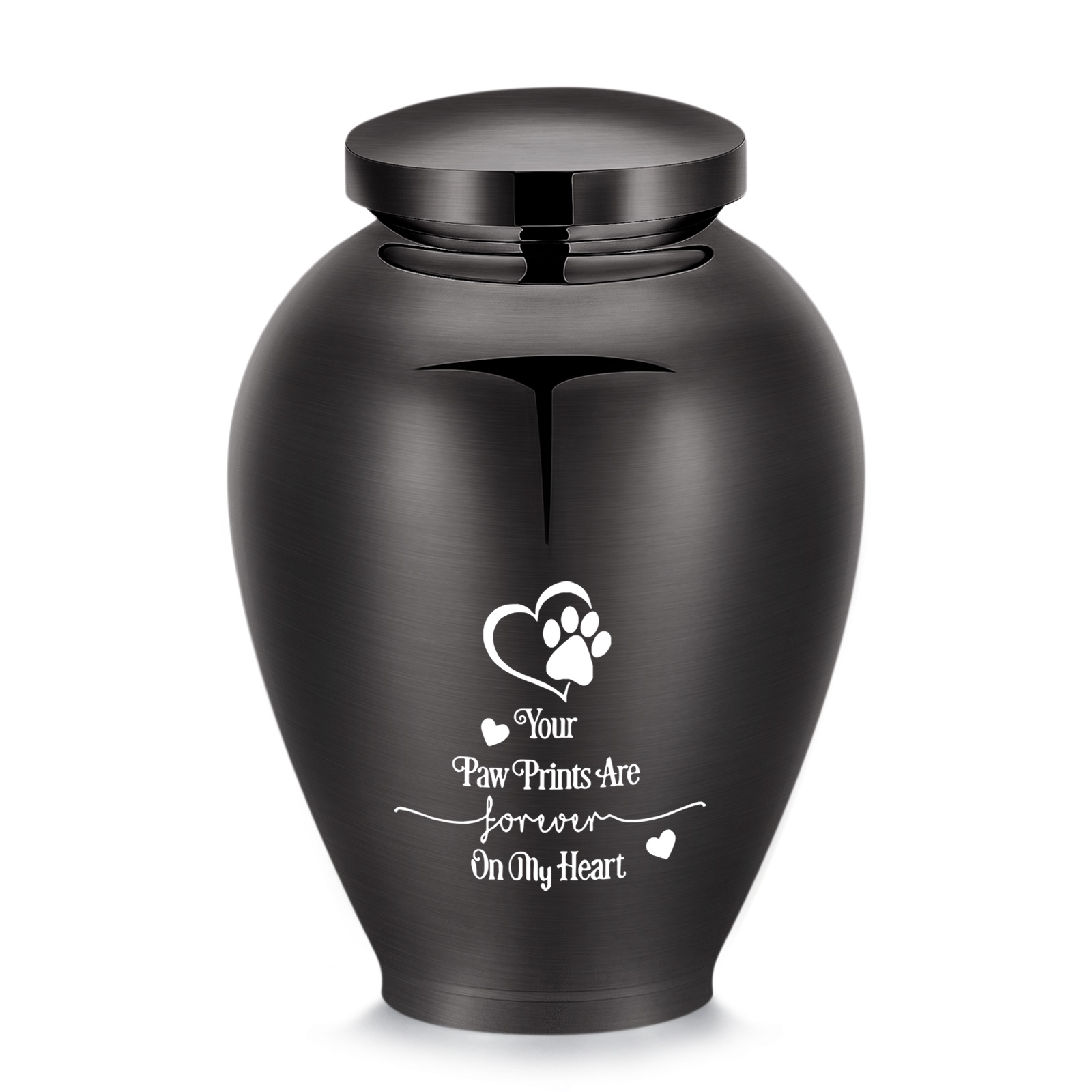 8.26 Inches Paw Print Keepsake Urns for Dog / Cat Memorial Cremation Urns for Pet Ashes - Decorative Urns, Urns for Human Ashes , Urns for Ashes Cremation Urn for Ashes