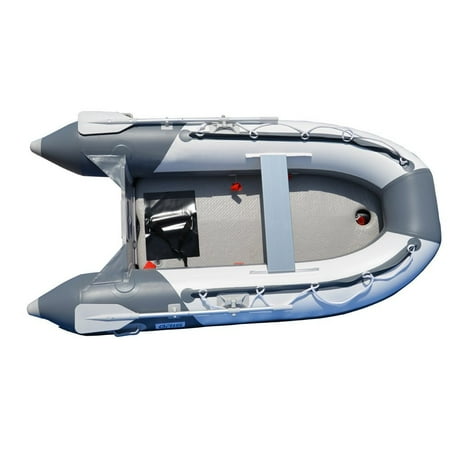 8.2Ft Inflatable Boat Dinghy Tender Pontoon Boat with Air Floor