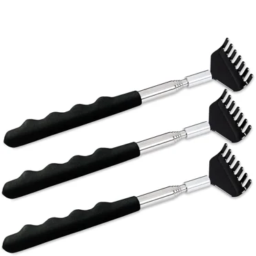Set of 5 Extendable & Retractable Back Scratchers, Stainless Steel with ...