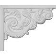 thumbnail image 1 of 8 3/4"W x 7 1/8"H x 5/8"D Small Ashford Stair Bracket, Right, 1 of 7