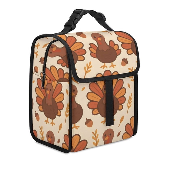 8.3×9.8in Insulated Lunch Bag Leak-Proof And Easy To Clean Zipper ...