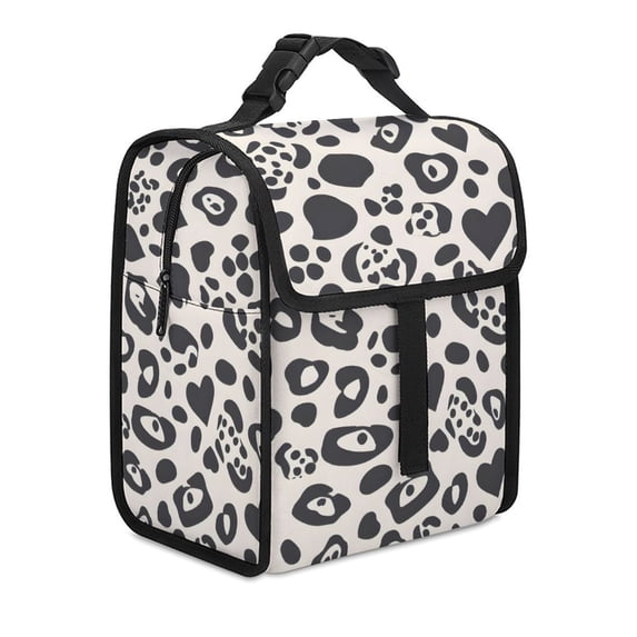 8.3×9.8in Insulated Lunch Bag Leak-Proof And Easy To Clean Zipper ...