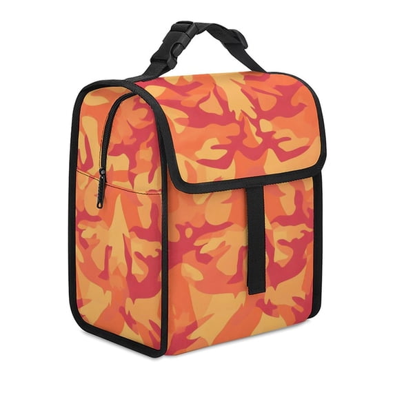 8.3×9.8in Insulated Lunch Bag Leak-Proof And Easy To Clean Zipper ...