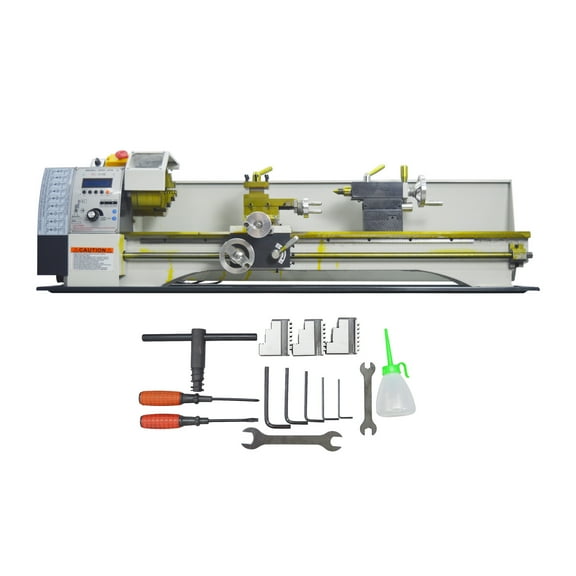 8.3"x39.37" Electronic Pulse Precision Metal Bench Lathe RC-210E Metric/Imperial Thread