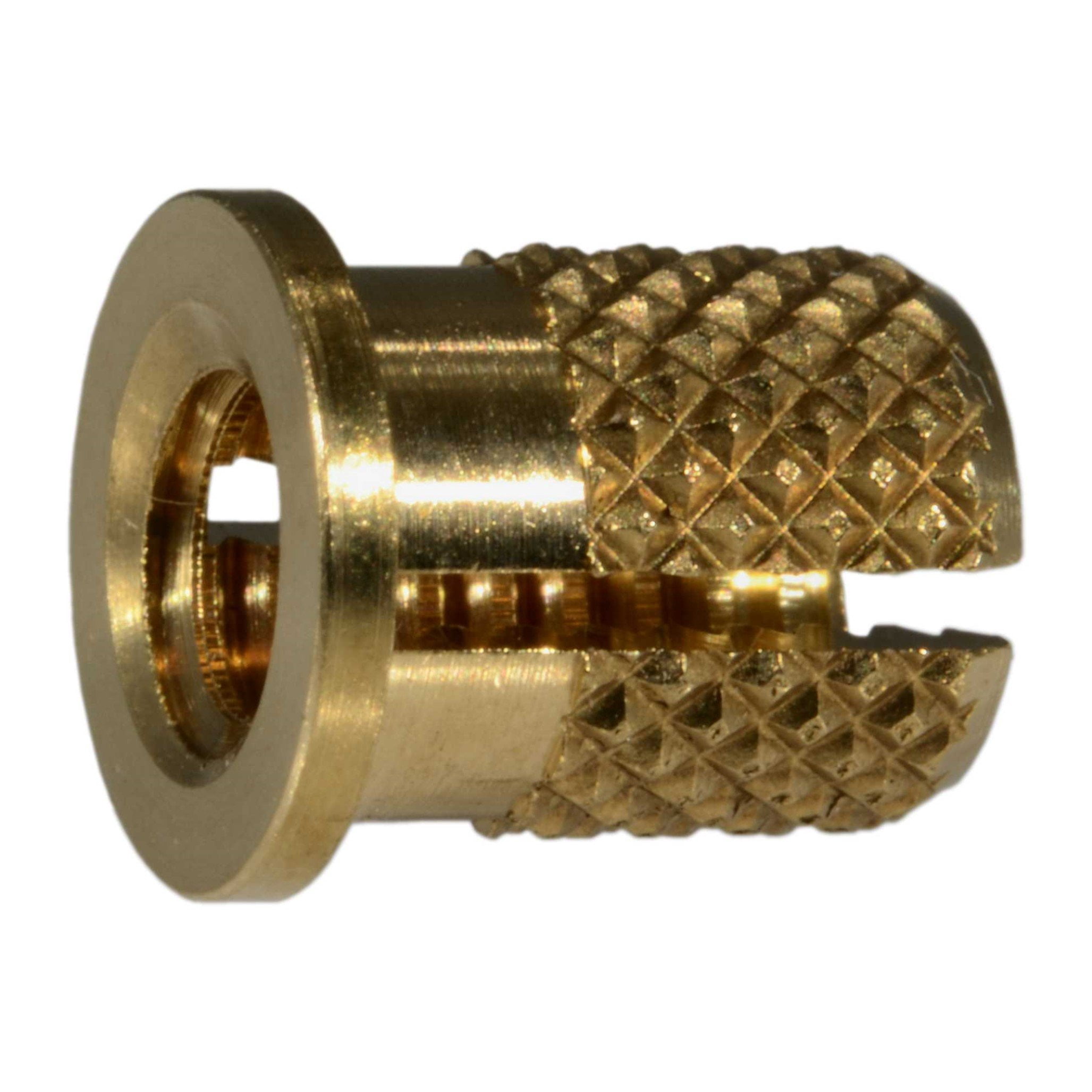 #8-32 Brass Coarse Thread Flange Inserts (8 pcs.) - Walmart.com