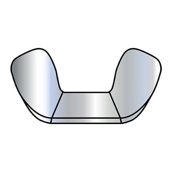 8-32 Cold Forged Wing Nut Zinc (Pack Qty 2,000) BC-08NWC
