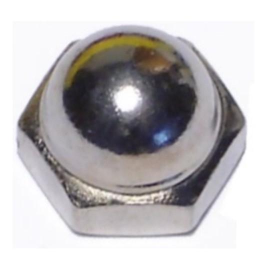 #8-32 Nickel Plated Brass Coarse Thread Acorn Cap Nuts CNB-039