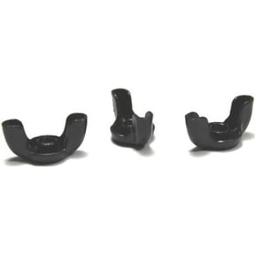 8-32 Stamped Wing Nuts / Steel / Black Oxide - 2000 Piece Carton