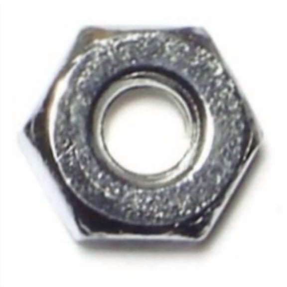 #8-32 Steel Coarse Thread Finished Hex Nuts (40 pcs.)