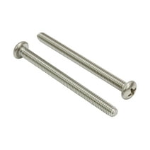 #8-32 X 3" Stainless Pan Head Phillips Machine Screw (25 pc) 18-8 (304) Stainless Steel Screws by Bolt Dropper